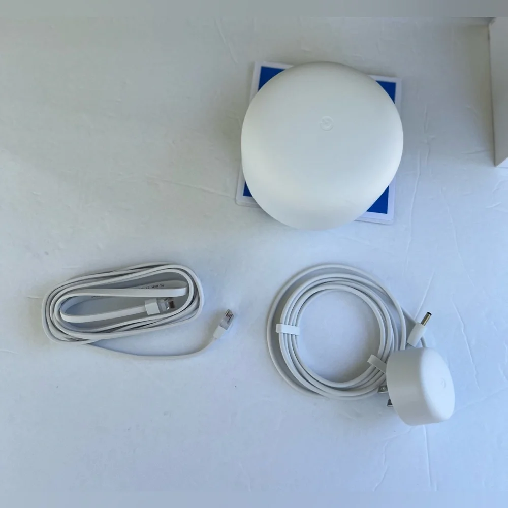 Open Box Google Nest WiFi Router Model H2D AC2200 White